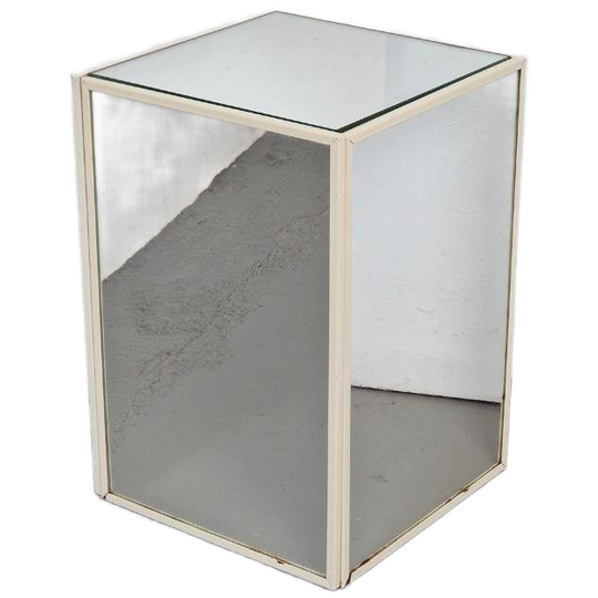 Vintage Plantentafel Spiegel Pilaar Zuil ‘70 1