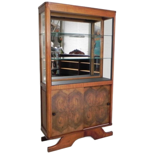 Art Deco Vitrinekast, Drankkast, Jaren 30 1