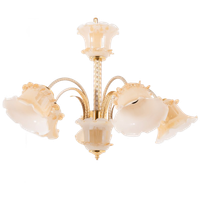 Murano Glass ‘Flower’ Chandelier, 1960’S Italy