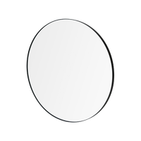 Blomus Rim Wandspiegel Zwart Glas Helder Ø80Cm 66933