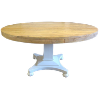 Prachtige Grote Ronde Mango Eettafel 140 Cm