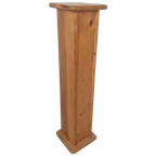 Vintage Grenen Zuil Plantentafel thumbnail 1