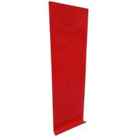 Rood Metalen Wand Magnetisch Memobord Wall Art