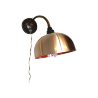 Retro Vintage Wandlamp Lamp Metaal Jaren 60