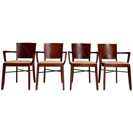 Elegante Set Van 4 Andreu World Eetkamerstoelen, 1960's 1
