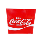 Emaille Reclamebord, Coca-Cola, Langcat Holland. thumbnail 1