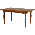 Brutalist Eettafel | Vintage Tafel | Eiken | Kjaernulf thumbnail 1