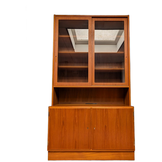 Vintage Vitrinekast Uit De Jaren 60, Deens Design, Hundevad 1
