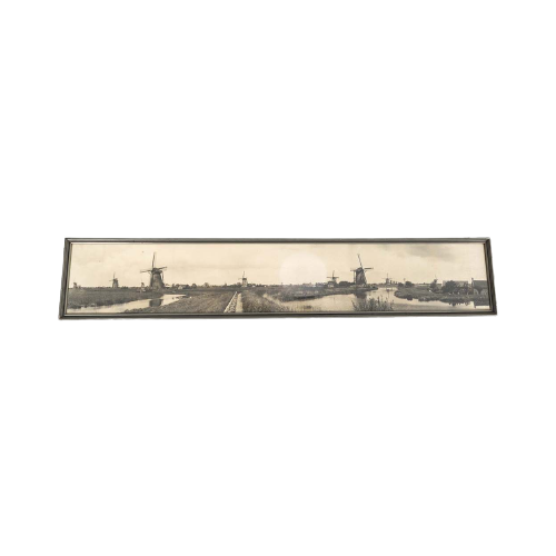 Oude Panoramafoto Van Kinderdijk 60159