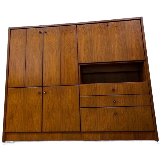 Vintage Houten Kast / Barkast / Vitrine 1