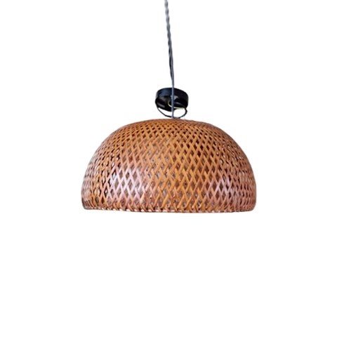 Gevlochten Rotan Hanglamp