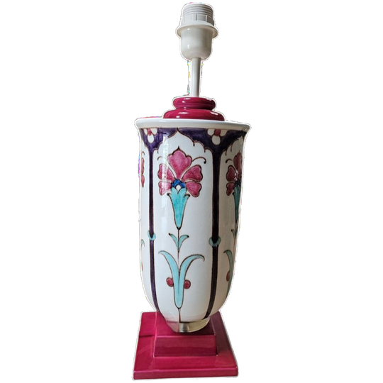 Bitossi Ceramic Table Lamp 1980s / Vase Lamp 1