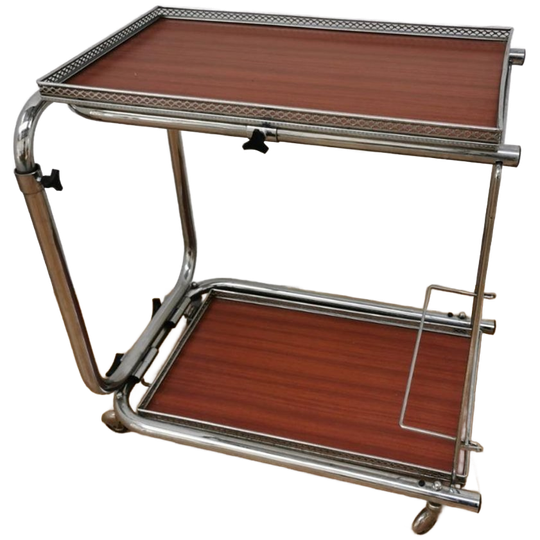 Vintage Mid Century Trolley Barcart Drankenkar Butlerwagen Serveerwagen 1 1