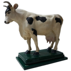 Oude Gipsen Model Van Koe Uit Slagerij, Beenhouwerij thumbnail 1