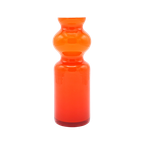 Oranje Glass Vaas Jaren 60 thumbnail 1