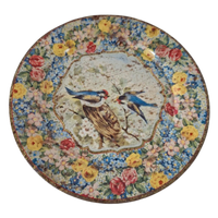Vintage Blikken Wandbordje Antiek Bordje