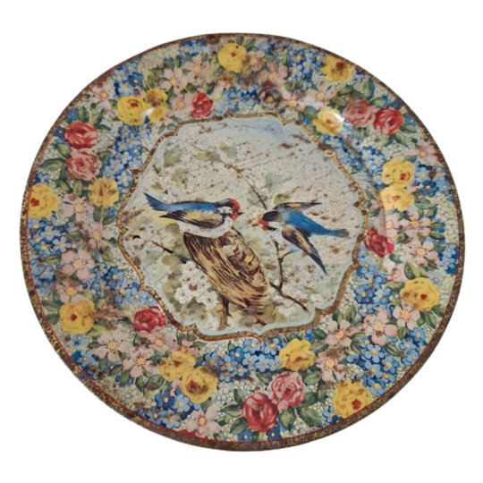 Vintage Blikken Wandbordje Antiek Bordje 1