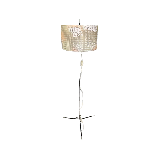 Veb Floor Lamp 1960s Black Tripod Base 1