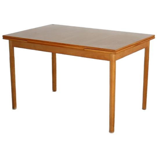 Vintage Eettafel | Tafel | Jaren 60 | Uitschuifbaar | Zweeds 1