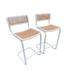 Vintage Cesca Barstoelen - Marcel Breuer thumbnail 1