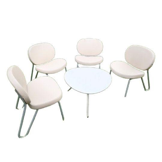 Luxe Set Van 4 Sitland Stoelen En Tafel 1