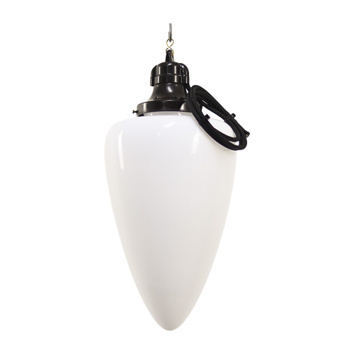 Art Deco Opaline Hanglampen / Prijs Ps