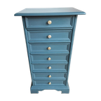 Vintage Art Deco Ladekast (homestead Blue) thumbnail 1