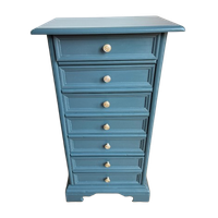 Vintage Art Deco Ladekast (homestead Blue)