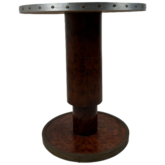Art Deco Bijzettafel Wortelnotenhout 1