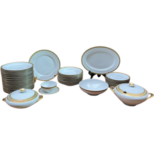 Luxe Porseleinen Servies Kpm Krister. 1