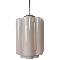 Art Deco Lamp – Rosé Opaline