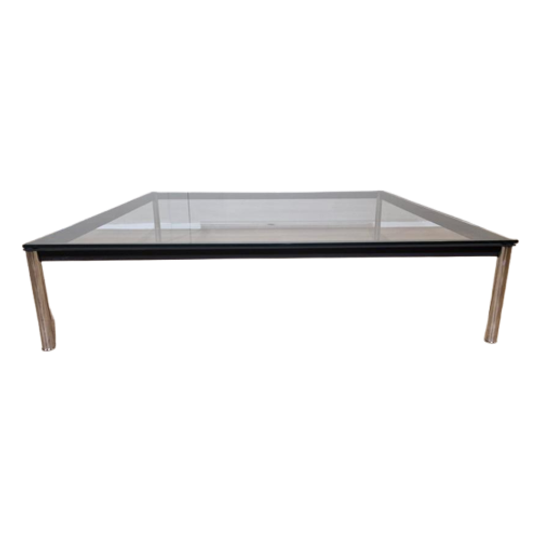 Cassina Lc10-P - Salontafel - Zwart Frame - Glas - Design 1