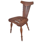 Belgische Vintage Brutalist Stoel Design thumbnail 1