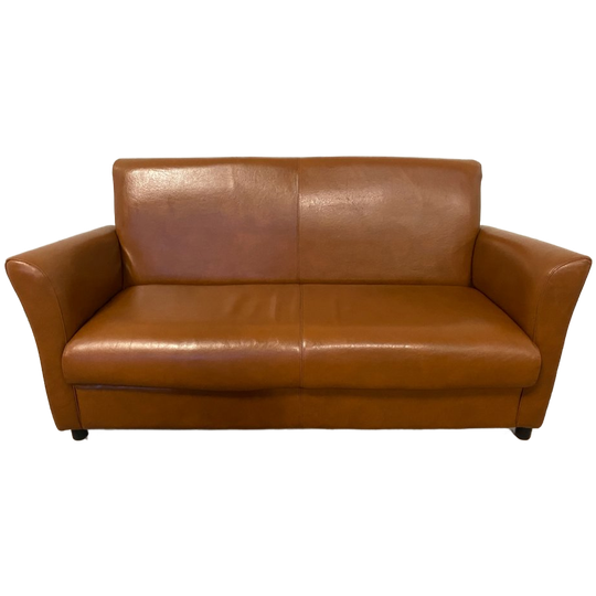 Cognac Echt Leer 2,5-zits Bank – Premium Zitcomfort – Modern & Duurzaam Design – Gratis Levering Nl & Be 1