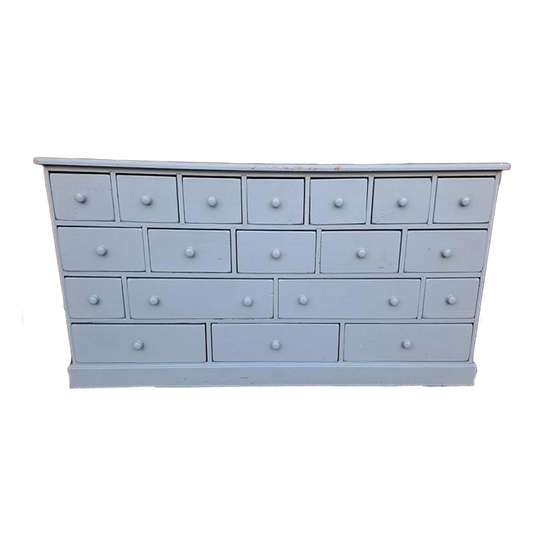 Oude Grenen Ladekast Geleefde Kast 1