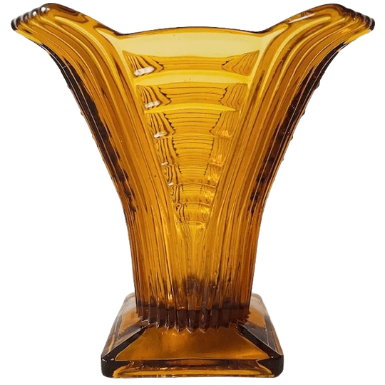 Art Deco Vaas Stölzle Hermanova Hut 1930’s 1