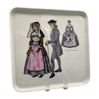Vintage Villeroy & Boch Taartschaal Klederdracht thumbnail 1