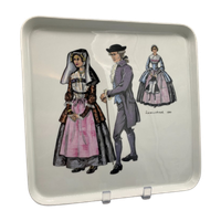 Vintage Villeroy & Boch Taartschaal Klederdracht