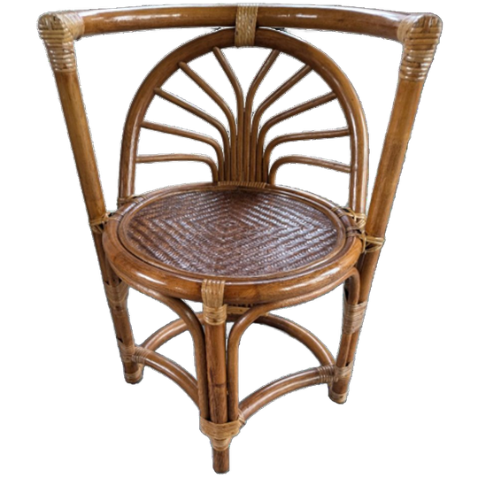 Vintage Stoel Van Manou En Rotan Uit De Jaren'60. 1