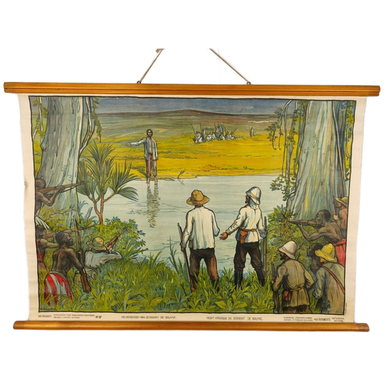 Schoolplaat - Heldendood Sergeant De Bruyne 1