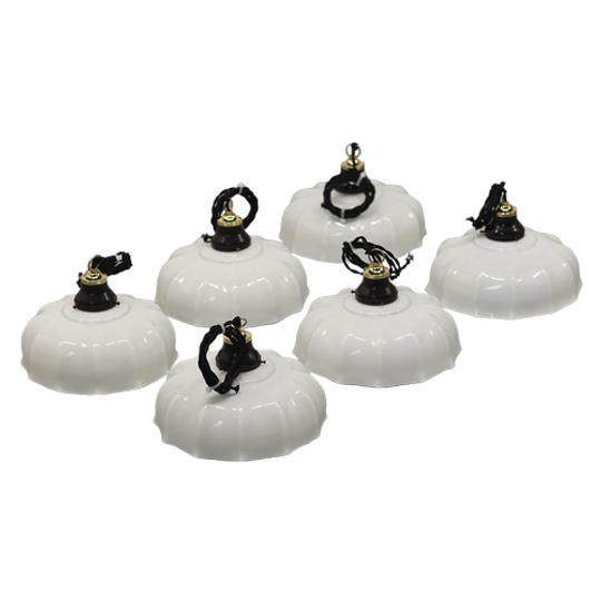 Antieke Art-deco Hanglampen (12) - Prijs Is Per Stuk 1