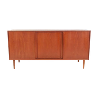 Vintage Deens Teak Houten Dressoir | Wandkast