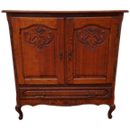 Vintage Queen Ann Barkast Wandkast Buffetkast Dressoir 803 thumbnail 1