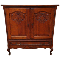 Vintage Queen Ann Barkast Wandkast Buffetkast Dressoir 803
