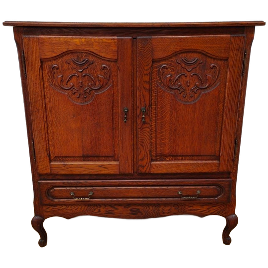 Vintage Queen Ann Barkast Wandkast Buffetkast Dressoir 803 1