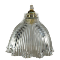 Vintage Lampenkap Holophane Glas Helder