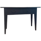 Mooie Oude Wandtafel / Sidetable Restyle Off Black thumbnail 1
