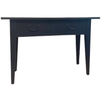 Mooie Oude Wandtafel / Sidetable Restyle Off Black