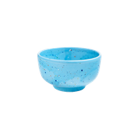 Eggbackhome Set 2x Feest Mini Mini Kom Keramiek Blauw