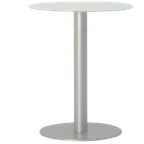 Leopard Bijzettafel, Wit Glas, 60 Ø Cm thumbnail 1